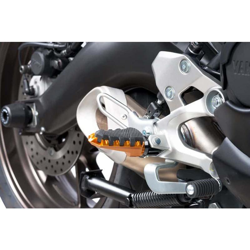 通販サイトの激安商品 Puig 7319V TRAIL FOOTPEGS [GREEN] プーチ ステップバー ワイドラバータイプ