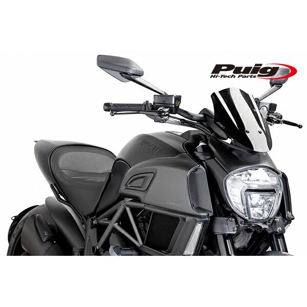 Puig 7592N NEW GENERATION ADJUSTABLE [BLACK] DUCATI DIAVEL (14-18 