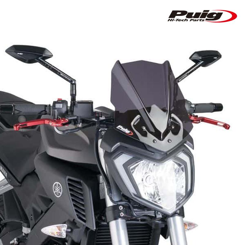Protector Puig Para Yamaha MT-125 (2015) - Modelo 7723N, Color Negro, Accesorio De Protección Y Estética