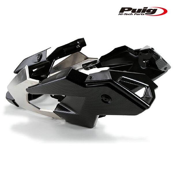 Puig 7690C ENGINE SPOILER [CARBON PRINT] BMW R1200R (15-18) R1200RS (15-18)プーチ アンダーカウル｜rambutan｜03