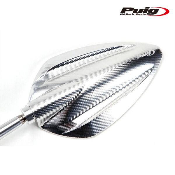 Puig 8037-38D HI-TECH3 MIRROR [SILVER] BMW用アダプター付  プーチ 汎用タイプミラー