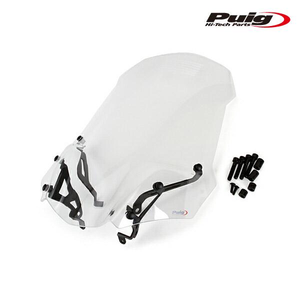 Puig 8110W NEW GENERATION TOURING [CLEAR] ステー付 BMW R1200R (15-18) プーチ スクリーン カウル_1