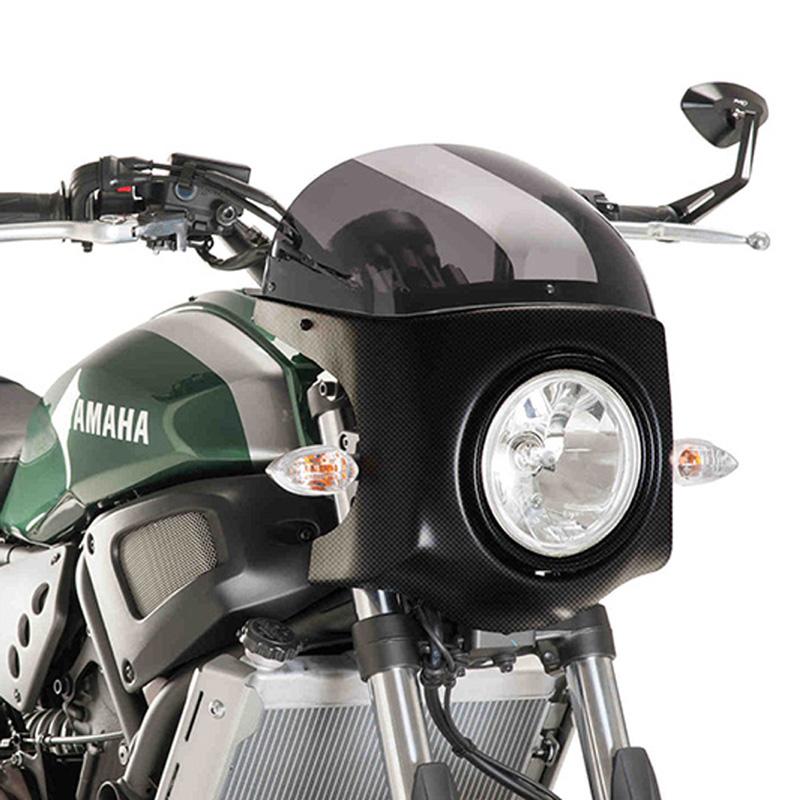 Puig（プーチ） Puig 9187F RETRO SEMI FAIRING [CARBON LOOK/DARK