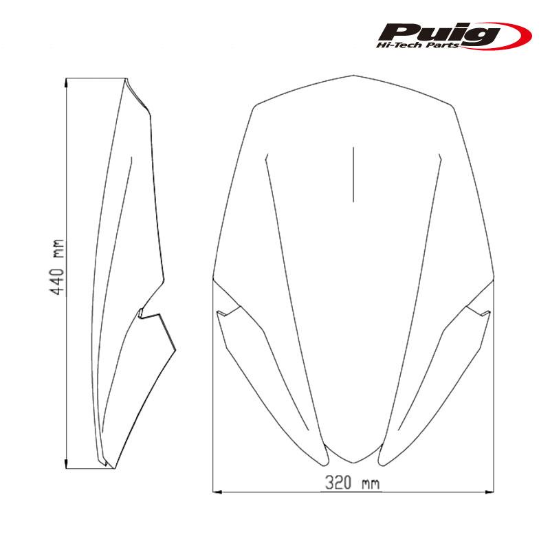 Puig（プーチ） Puig 9436N NEW GENERATION TOURING [BLACK] SUZUKI