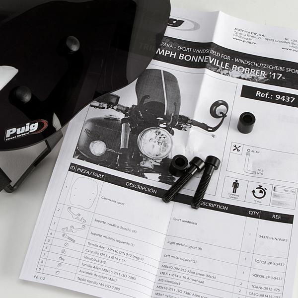 Puig 9437F NEW GENERATION WINDSHIELD TOURING [DARK SMOKE] TRIUMPH