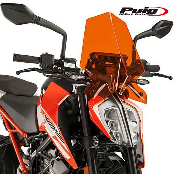 Puig 9514T NEW GENERATION SPORT [ORANGE] KTM 125 DUKE (17-23) 390