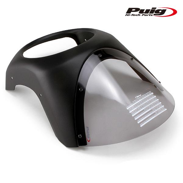 Puig プーチ ビキニカウル RETRO SEMI FAIRING スクリーン Puig（プーチ） Puig 9595H RETRO SEMI FAIRING [SMOKE] Kawasaki