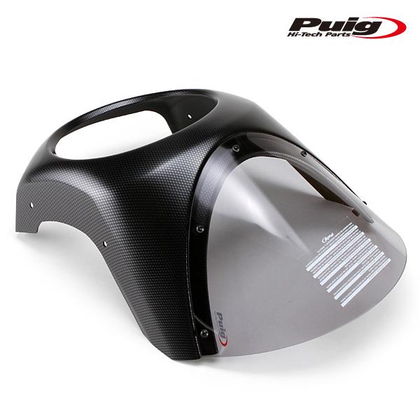 Puig（プーチ） Puig 9596H RETRO SEMI FAIRING [CARBON LOOK/SMOKE