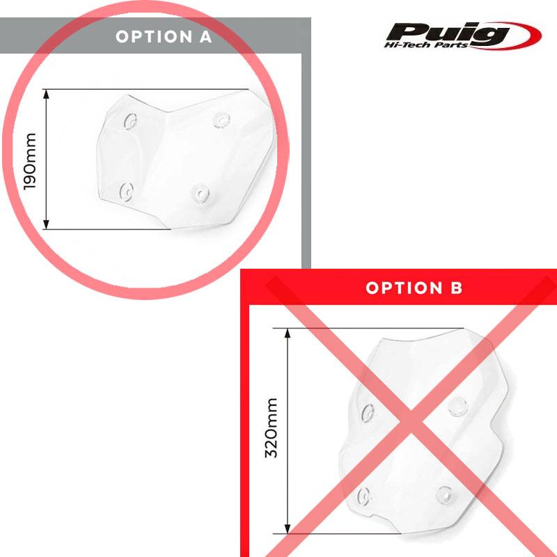 Puig（プーチ） Puig 9770W SCREEN TOURING [CLEAR] BMW F750GS (18-24