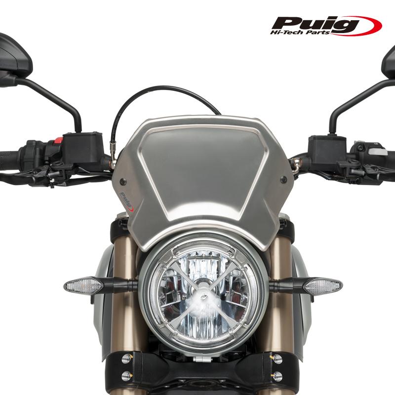 Puig（プーチ） Puig 9800P FRONT PANEL Aluminium [SILVER] DUCATI