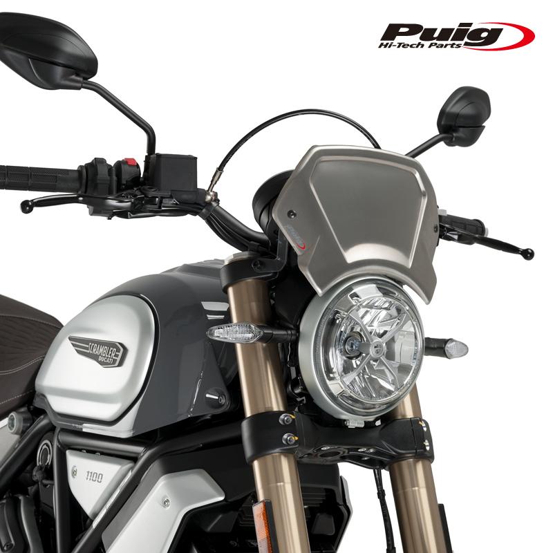 Puig（プーチ） Puig 9800P FRONT PANEL Aluminium [SILVER] DUCATI