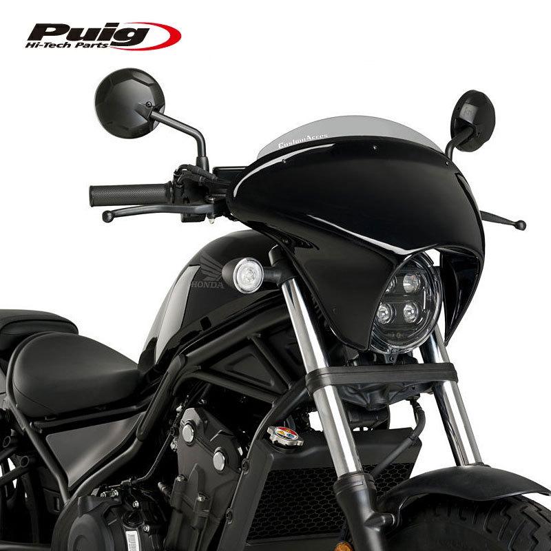 21 Windscreen Honda Cmx500 Short Rebel Sml Cmx250 Btm0017h Customacces ウインドスクリーン Rebel カスタムアクセス Batwing Smoke Ozein Es