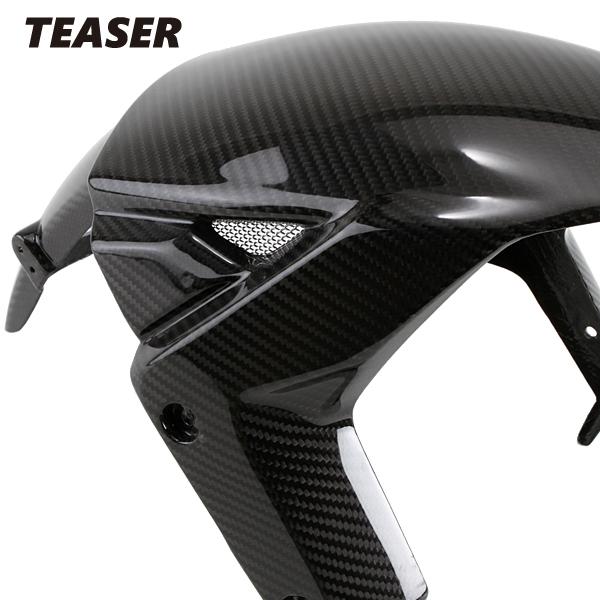 【KK】レビンフェンダー右4枚 TEASER FFK04G FRONT FENDER [DRY CARBON HG] Kawasaki ZX-10R (16
