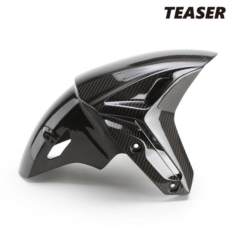 TEASER FFK06G FRONT FENDER 【DRY CARBON HG】 Kawasaki Z-H2 (21-22