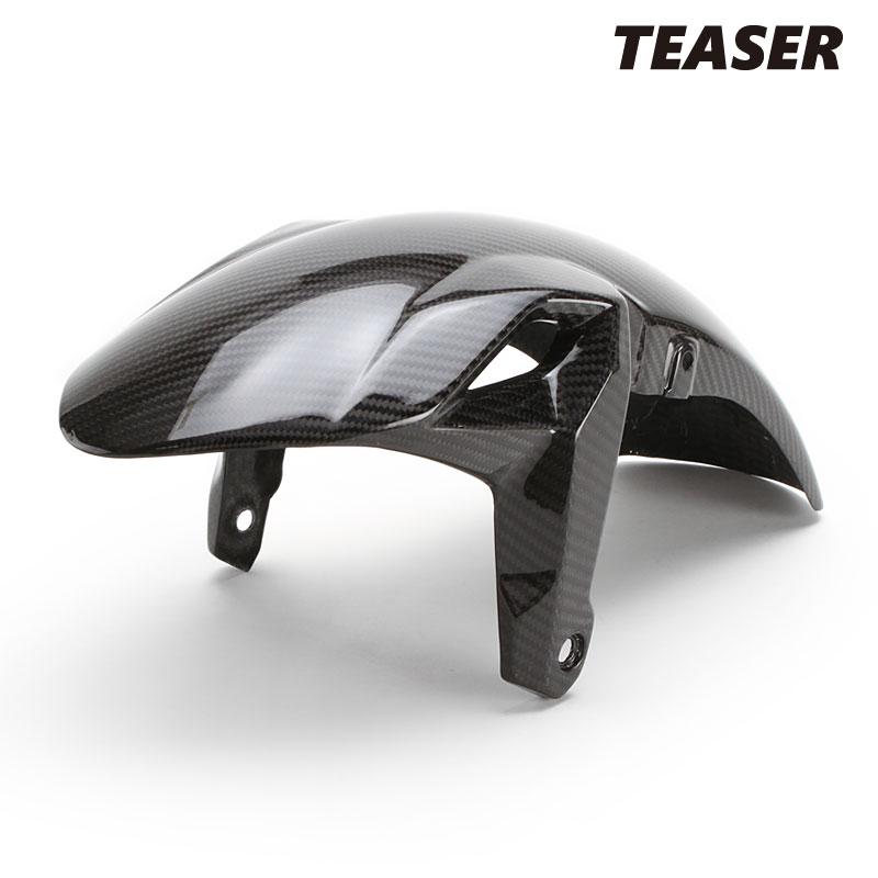 TEASER FFK09G FRONT FENDER 【DRY CARBON HG】 Kawasaki Ninja650 (17
