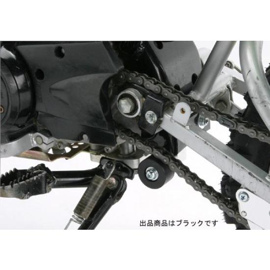 a出品 NAO ND06B チェーンローラー BLACK Kawasaki KLX110 (ALL) ブラック