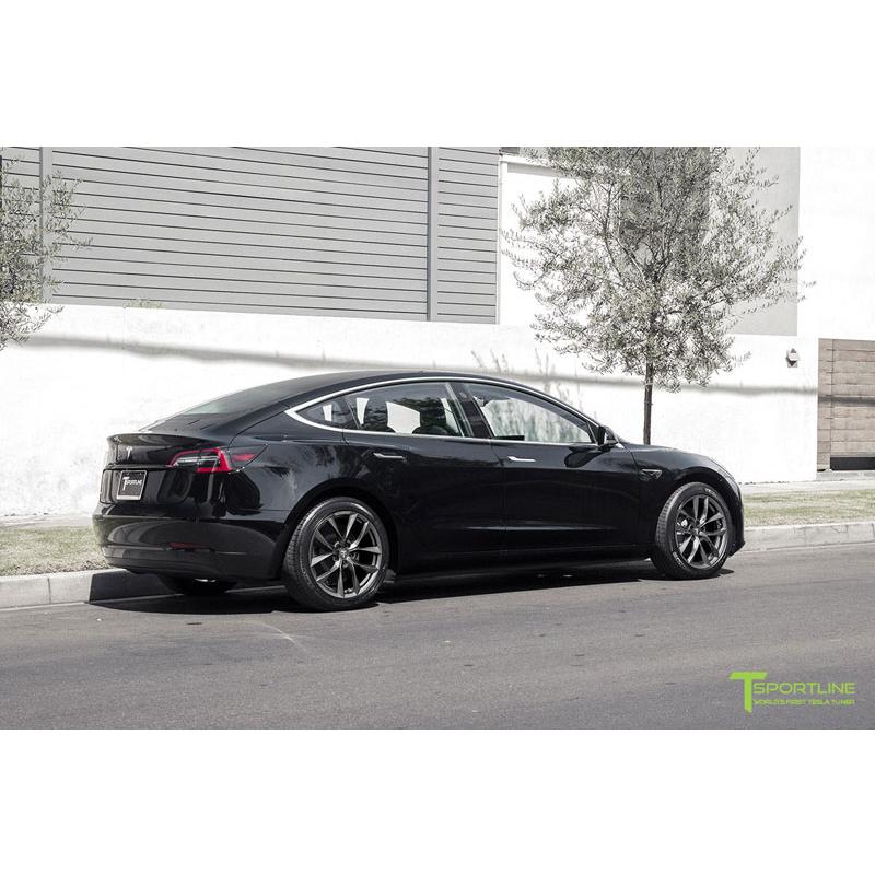 Tesla 18インチ ダークグレー ホイール Tesla 18インチ ダークグレー ホイール 車 ホイール 18インチ