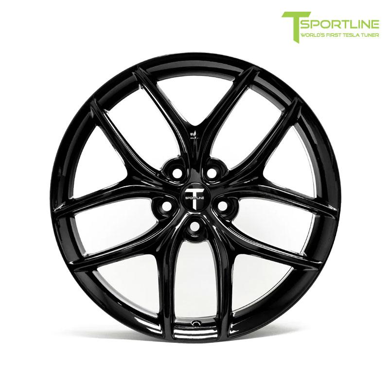 T5201010114GB T Sportline Tesla Model Y 20inch ティースポーツライン テスラ モデル Y TS5 Flow Forged Tesla Wheel (Set of 4) 【Gloss Black】｜rambutan｜02