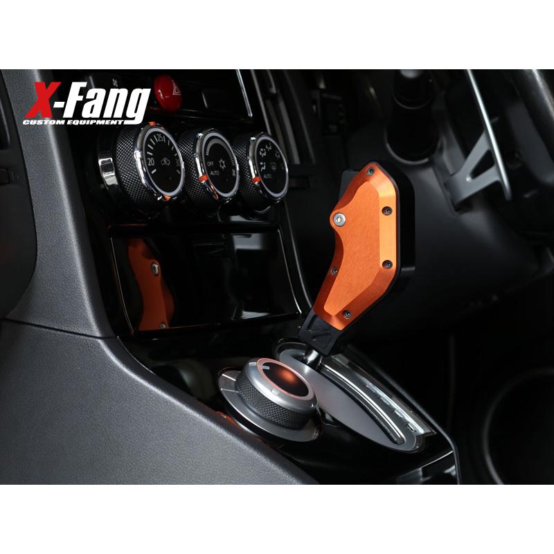 デリカ D5 X-fangビレットシフター ブラック ガングリップ MC前用