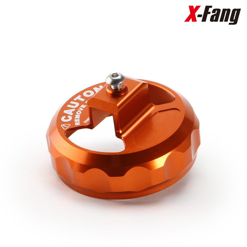 X-Fang XF724023OR Billet Fuel Cap Cover ORANGE ビレットフューエル