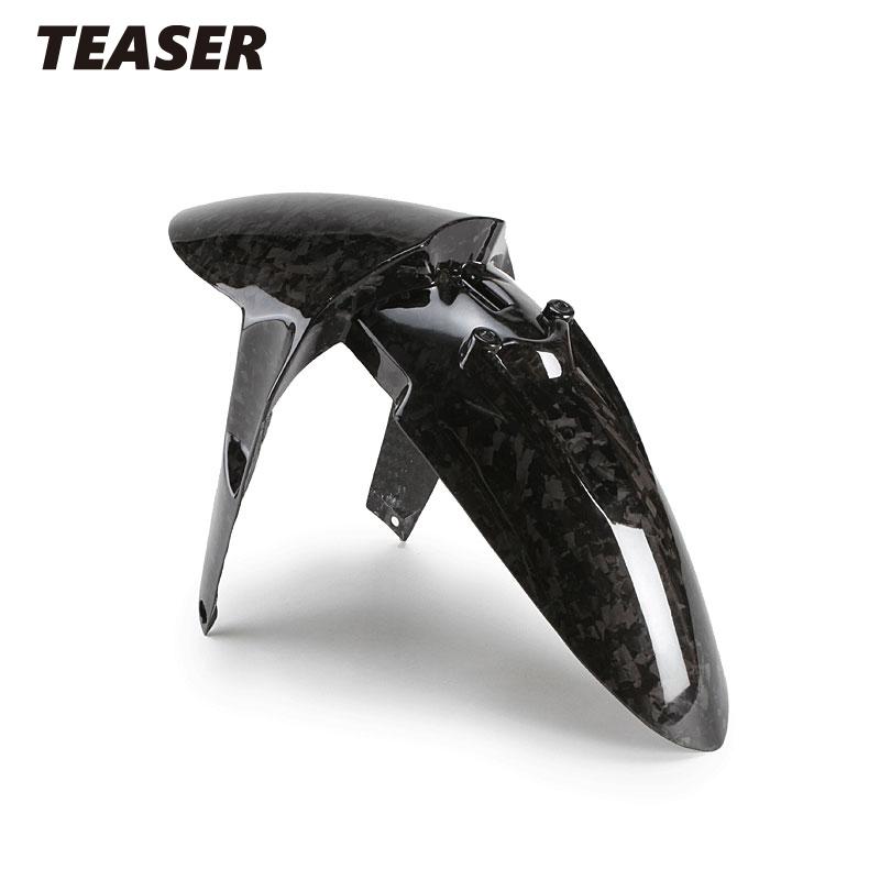 TEASER ZFFB01 FRONT FENDER [DRY CARBON] FORGED CARBON BMW R120-GS (13-) ティーザー フォージド カーボン フロント フェンダー_1