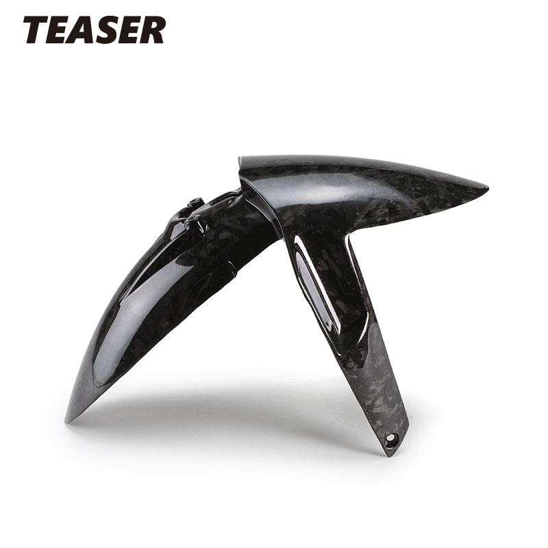 TEASER ZFFB01 FRONT FENDER [DRY CARBON] FORGED CARBON BMW R120-GS (13-) ティーザー フォージド カーボン フロント フェンダー_2