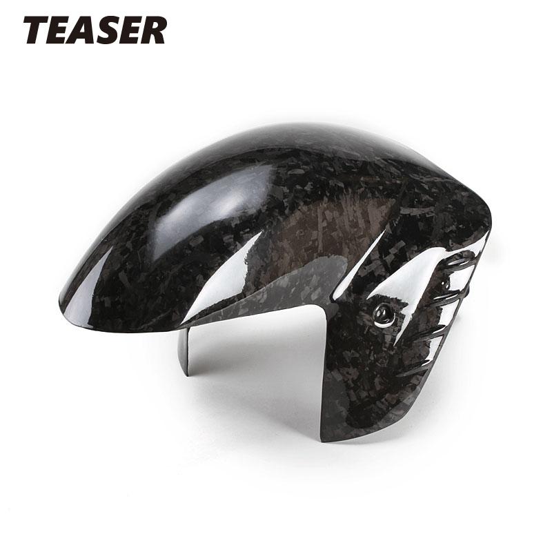 フロントフェンダー TEASER ZFFK01 FRONT FENDER [DRY CARBON] FORGED CARBON Kawasaki