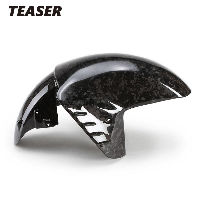 TEASER ZFFK01 FRONT FENDER [DRY CARBON] FORGED CARBON Kawasaki