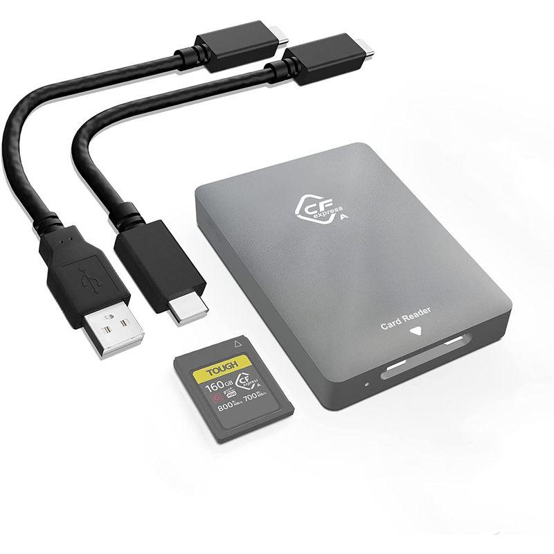 出続 CFexpress Type A カードリーダー Yeemie Pro USB 3.1 Gen2 10Gbps 高速 CFexpressタイ 