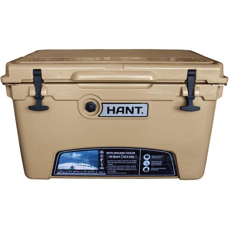 HANT(ハント) クーラーボックス 45QT(42.6L) (サンド) 6L ハント クーラーボックス 45QT サンド