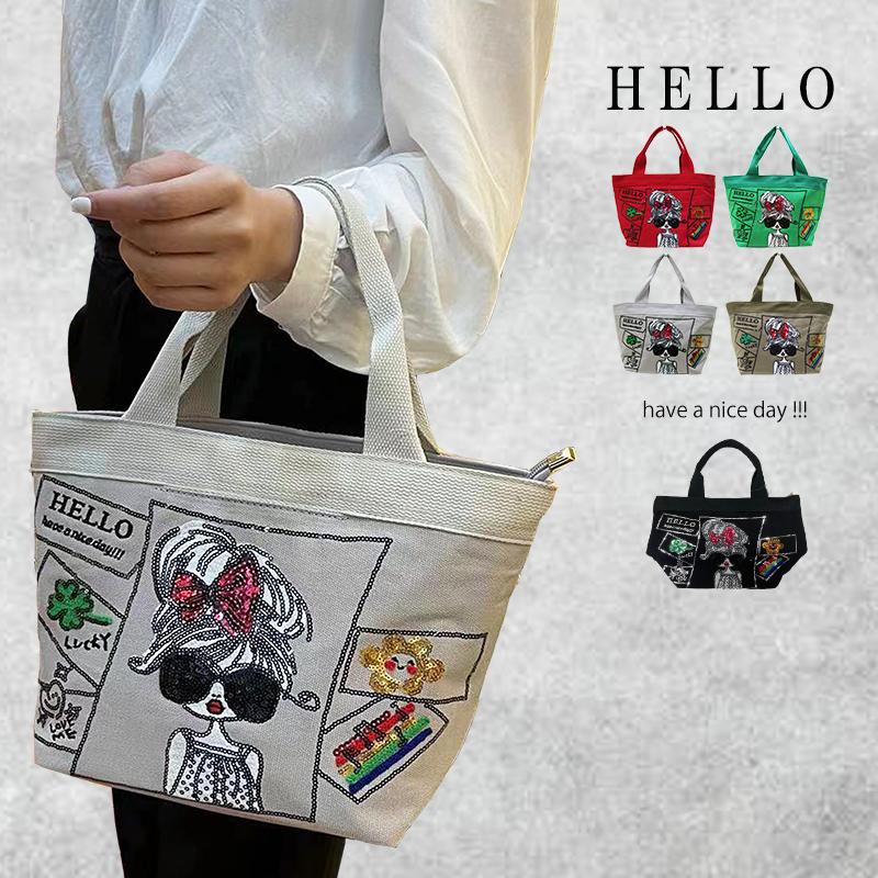 fiore フィオーレ サングラス リボン ランチトートバッグ デコ