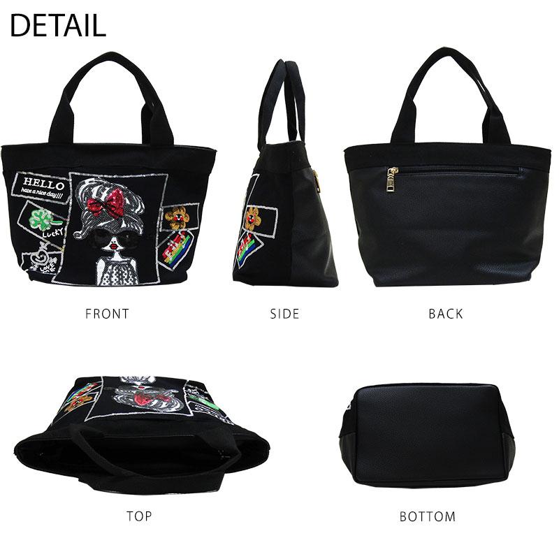 fiore フィオーレ サングラス リボン ランチトートバッグ デコ