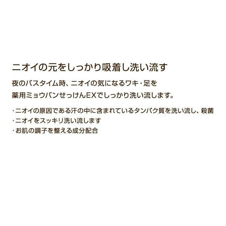 ワキガ すそわきが 対策 薬用 ミョウバン石鹸EX ドクターデオドラント 足のニオイ 加齢臭 ミドル脂臭 お子様も女性も安心 肌にも優しい みょうばん石鹸EX｜ramsmarks｜09