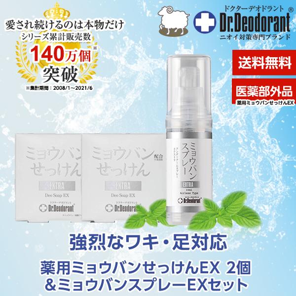 レビューを書けば送料当店負担】 薬用ミョウバン石鹸EX 2個 ミョウバン