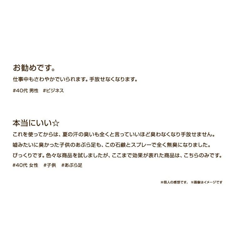ミョウバンスプレーEX & ミョウバン石鹸EX トライアルセット わきが対策 足のニオイ お子様も女性も安心 お試しミニサイズ 約5日分 ドクターデオドラント|ramsmarks|15
