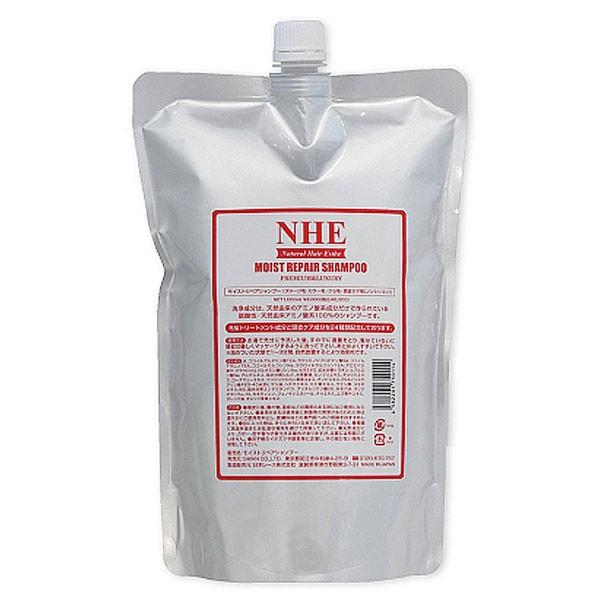 アミノ酸系シャンプー ノンシリコン NHE モイストリペアシャンプー 1000mL 詰め替え 頭皮 ふけ 抜け毛 薄毛 低刺激 くせ毛 送料無料 | NHE
