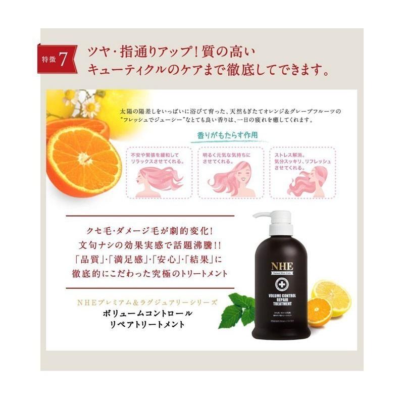 NHE モイストリペアシャンプー 1000mL  2袋 ボリュームコントロールリペアトリートメント 1000g 2袋 各詰め替え 送料無料 | NHE | 06