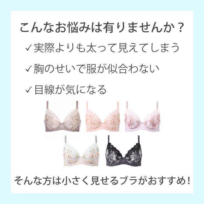 WACOAL（ワコール） 小さく見せるブラ (Dカップ/Eカップ/Fカップ) 3/4