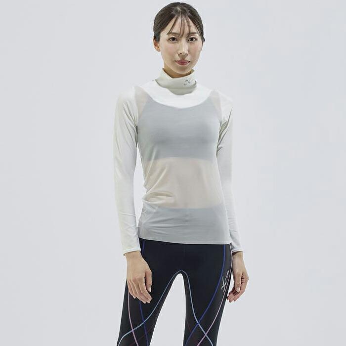 CW-X レディース 女性用 ウィメンズ ハイネック さらさら UVカット