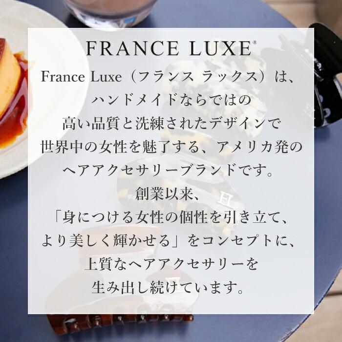 フランスラックス France Luxe ヘアアクセサリー 髪留め スクエア