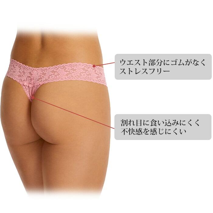 hanky panky（ハンキーパンキー） シグニチャーレースローライズタンガ