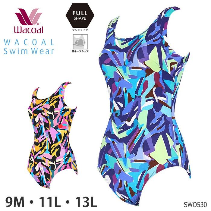 Wanko 着用1日 美品 ロエベ モノグラム スイムウェア 水着① WACOAL（ワコール） スイムウェア フルシェイプタイプ ワンピース水着