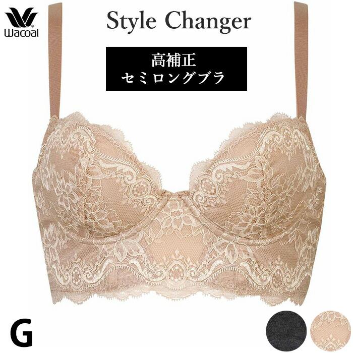 WACOAL（ワコール） 3/4カップセミロングブラジャー (Gカップ) Style