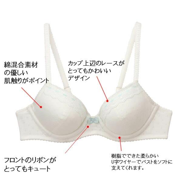 F Wacoal ワコール ジュニアブラジャー Cfx341 Bカップ フェアリーティアラ U字ワイヤーブラ 3 4カップブラ ステップ3 Wacoal Junior Cfx341 肌着屋ランファン 通販 Yahoo ショッピング
