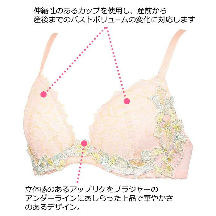 WACOAL（ワコール） マタニティ 産前 産後 兼用ブラ キレイにみえて