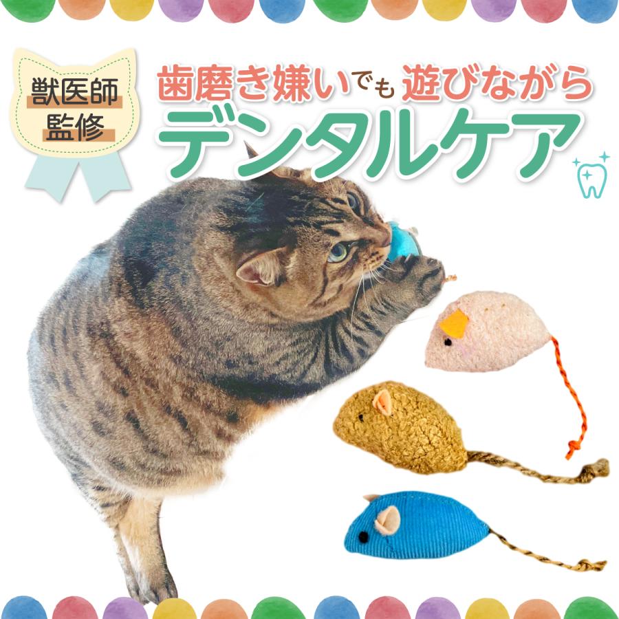 にゃんこの宿 歯磨き 嫌いでも遊びながら デンタルケア 猫 おもちゃ