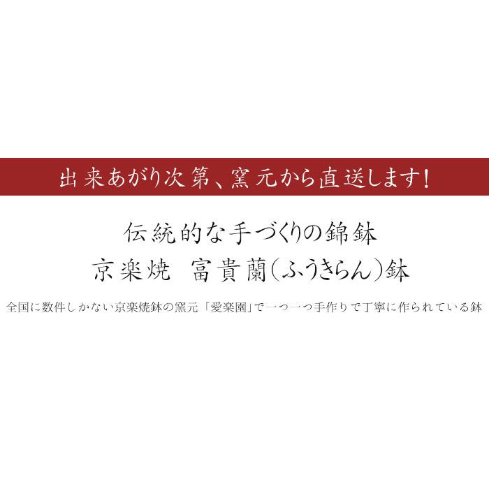 ◇京楽焼窯元「愛楽園」直送◇『富貴蘭鉢 虎・新龍・鳳凰』 3.0号 3.3