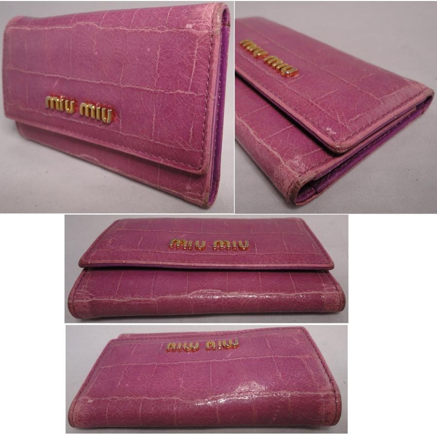 miu 送料無料 即日発送 ミュウミュウ MIUMIU ピンク 型押し miu 送料無料 即日発送 ミュウミュウ MIUMIU ピンク 型押し