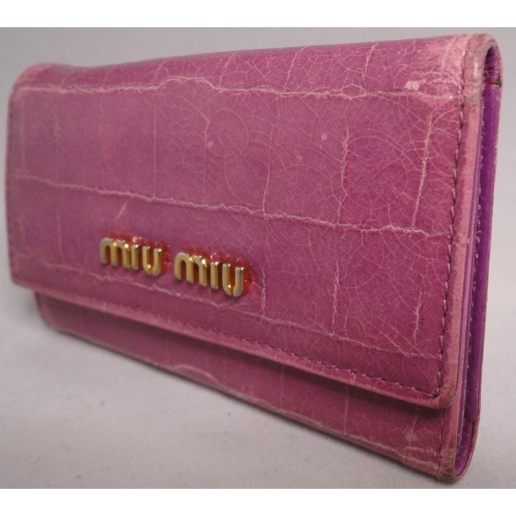 miu 送料無料 即日発送 ミュウミュウ MIUMIU ピンク 型押し miu 送料無料 即日発送 ミュウミュウ MIUMIU ピンク 型押し