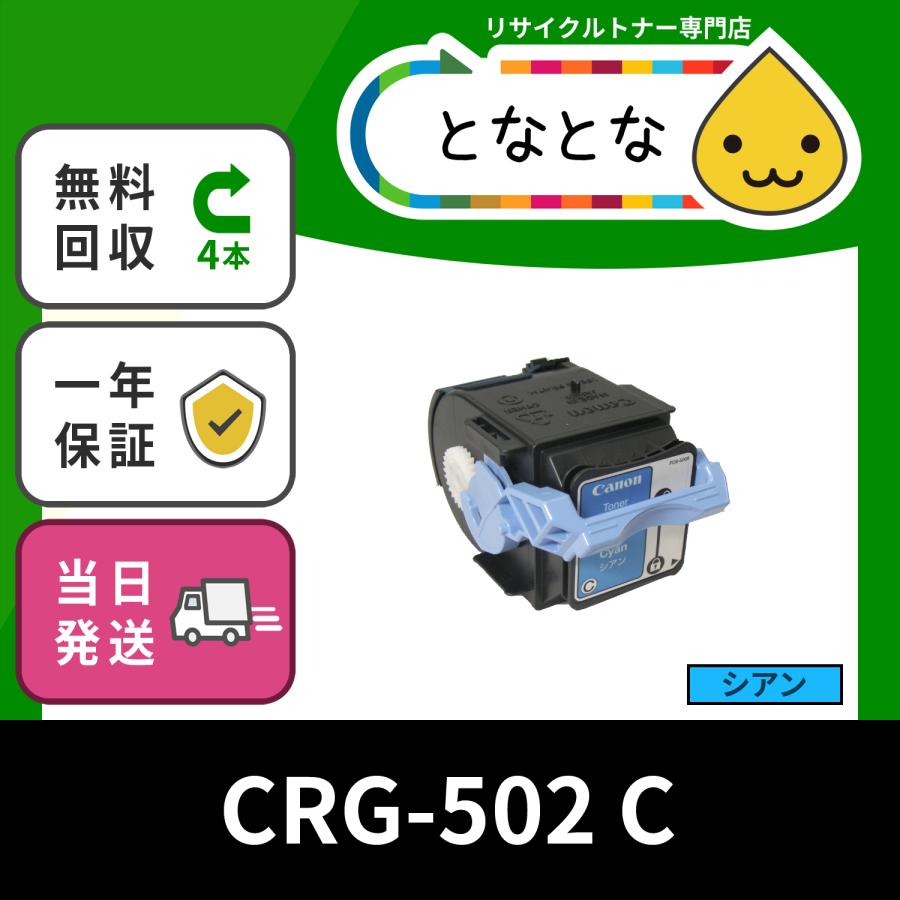 CRG-502CYN トナー カートリッジ Cartridge 502 ( CRG502 シアン